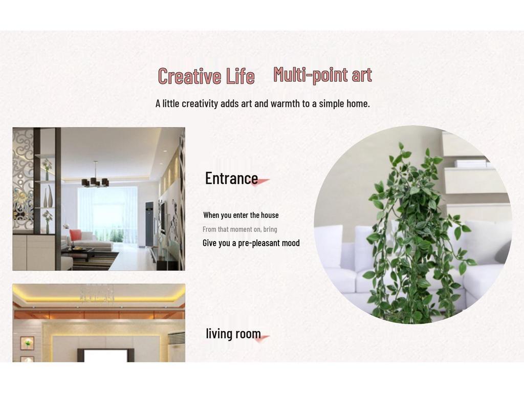 Artificial String of Pearls Vine: Cross-Border Hanging Green Plant for Home and Living Room Décor