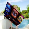 F-Fnaf F-Five-N-Nights-At-F-Freddys Anime Bath Towel Microfiber Soft Water Absorbing Breathable For Kids Cartoon Beach Towel