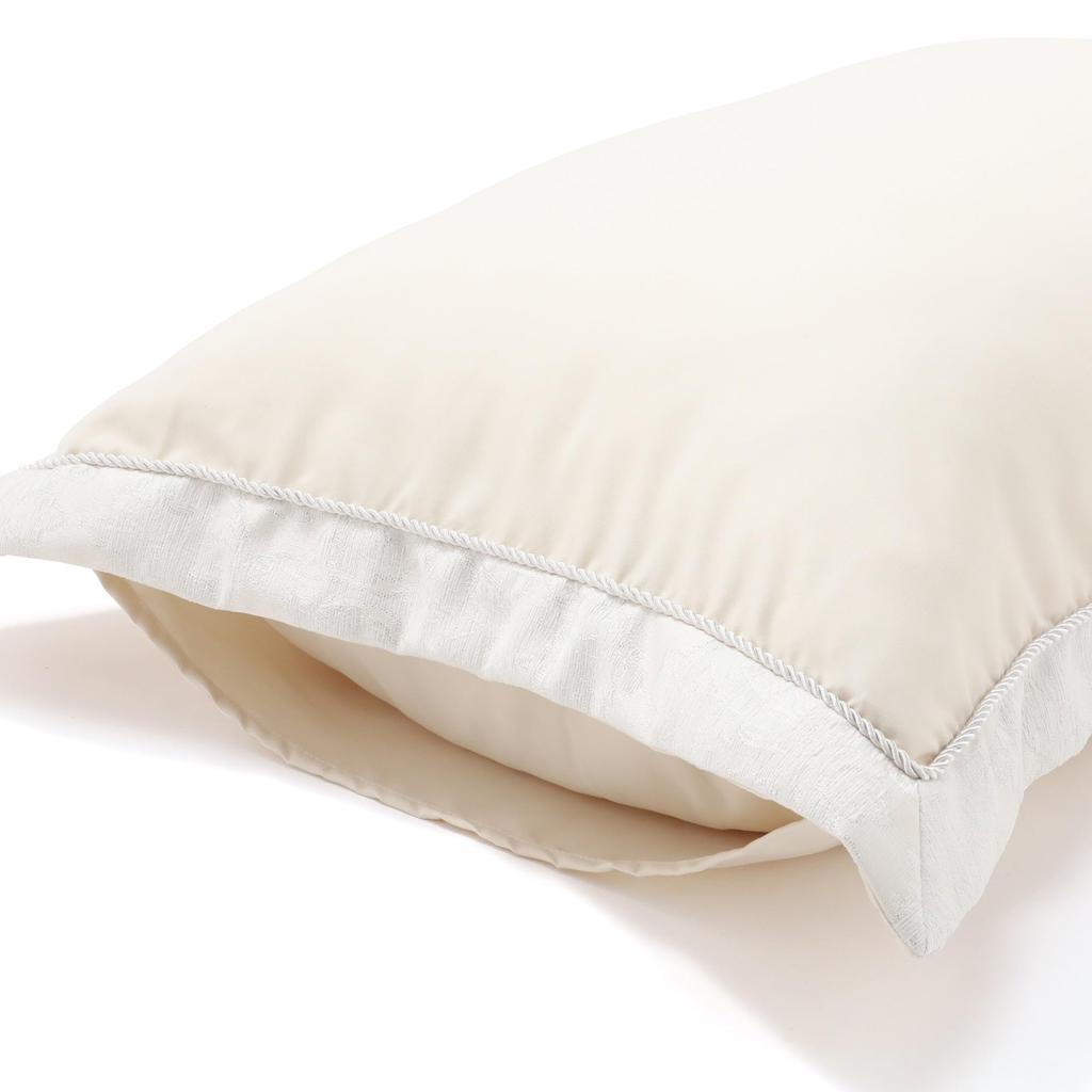 Francfranc Le Bress Ivory Pillowcase, 70x50cm,