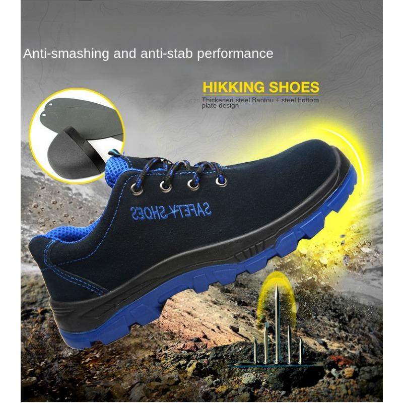 Labor Insurance Shoes, Smash-proof and Puncture-proof Safety Shoes, Wear-resistant Steel Baotou Work Shoes
