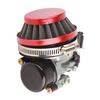 Red Carburetor Kit 2 Stroke Air Filter Kit Practical Racing Carburetor  Motorized Bicycle
