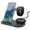 Stojan na bezdrôtové nabíjačky 15W rýchlonabíjacia stanica pre Samsung Z Fold3 Z Flip3 S21 S20 Galaxy Watch 4 3 Active 2 1 Buds Pro Live