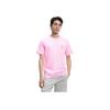 Nike Quadruple Swoosh Logo Sport Short Sleeve T-Shirt Men Tops Pink DC2716-630