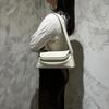 Clip-on Shoulder Bags for Women Luxury Designer Brand PU Simple Solid Color Shift Shoulder