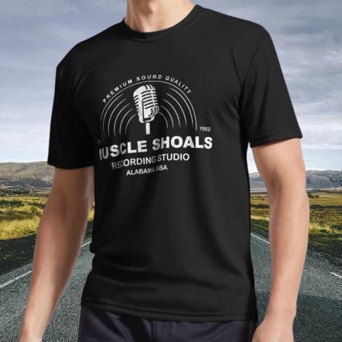 

New Shirt Muscle Shoals Recording Studio Dist Active T-Shirt Funny Size S - 5XL 2XL