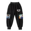 Frühlings- und Herbstanzüge für Jungen, Kapuzenpullover für Kinder, Langarmpullover + Weste + Hose sowie verdicktes dreiteiliges Set