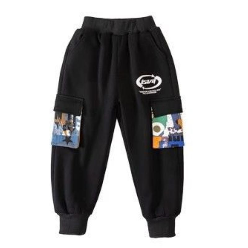 Frühlings- und Herbstanzüge für Jungen, Kapuzenpullover für Kinder, Langarmpullover + Weste + Hose sowie verdicktes dreiteiliges Set