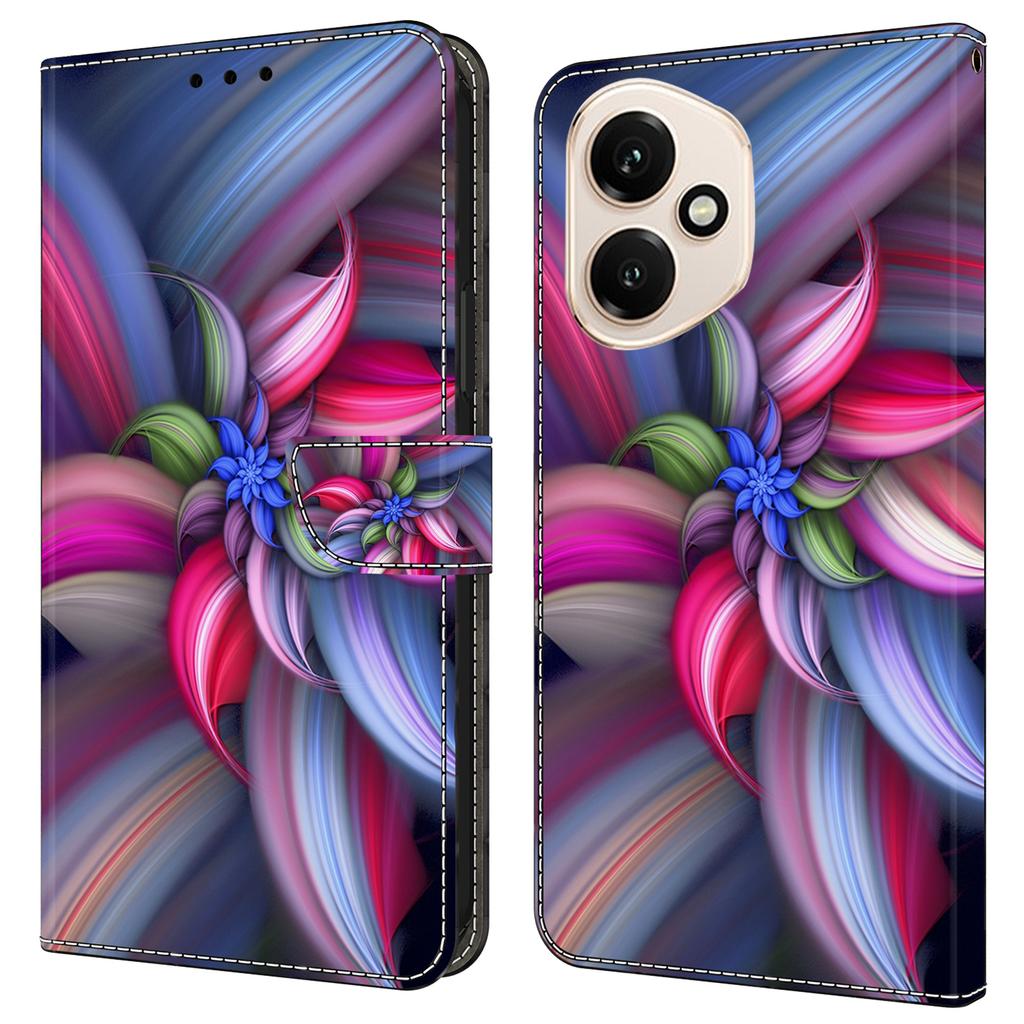 For Honor 400 5G (Global) Case 3D Pattern PU Leather Wallet Phone Cover with Stand