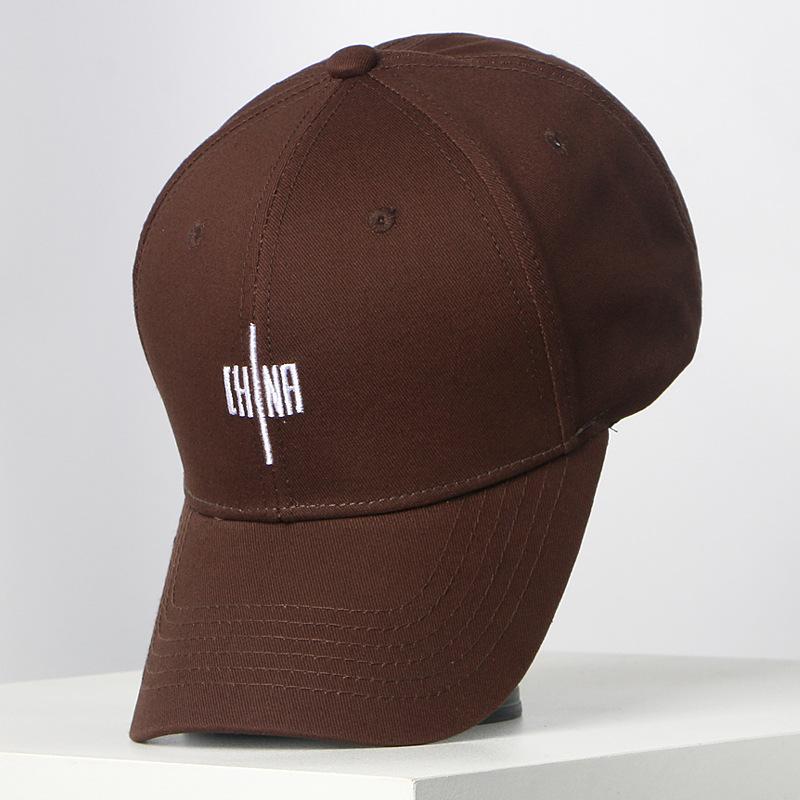 2025 New Chinese Style Embroidery National Men's Hat Fashion Cap Ins Stream Baseball Cap Women Show Small Face