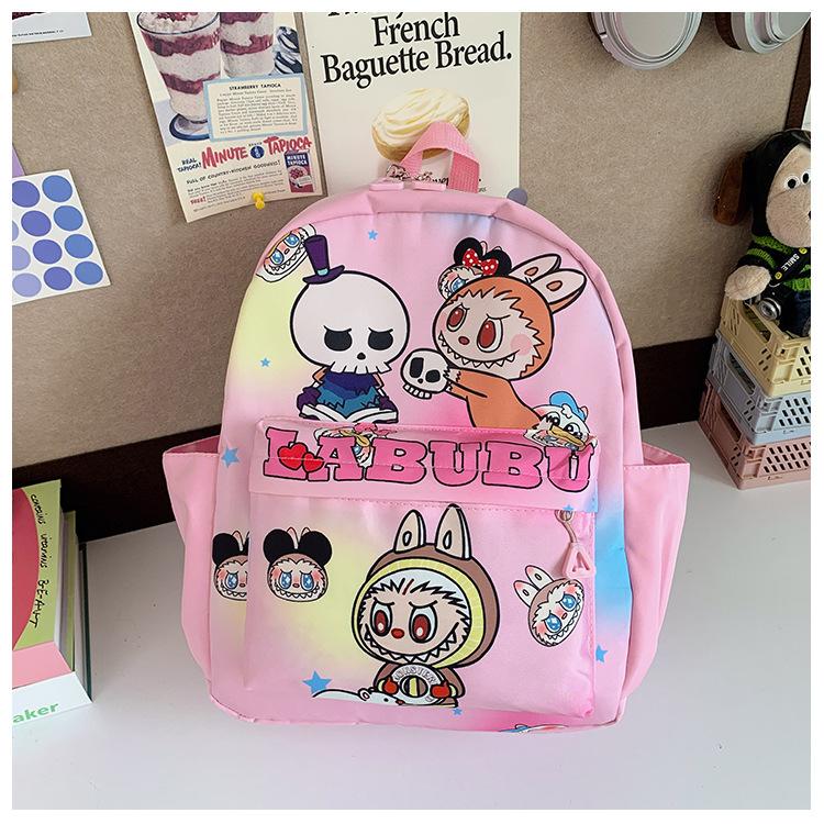 

Foreign Style Internet Celebrity Boys And Girls Backpack Cartoon Animation Cute Print Primary School Bag Size Children Backpack