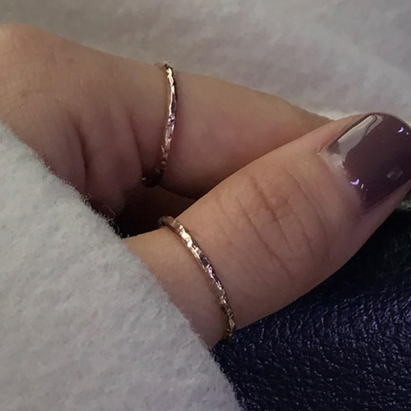 wolchang Wild texture Ring (1.3mm)