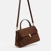 Velvet Texture Briefcase Tote Bag, Commuting Handbag, 2024 Autumn/Winter New Model, Large Capacity Single Shoulder Crossbody Women's Bag