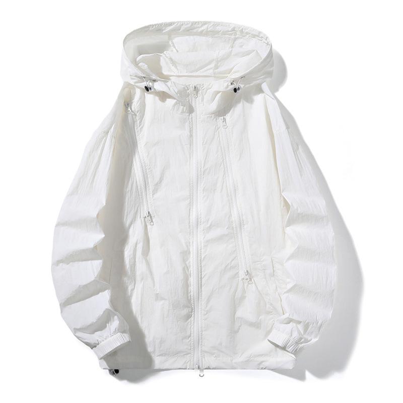 Pár Ochranné oblečení proti slunci, Lehké a prodyšné, Oblečení na kůži odolné proti UV záření, Jednobarevná ochranná trička proti slunci, Venkovní ochrana