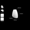 42mm Opening Alabaster Glass Shades Replacement for E26 E27 Screw Holder Pendant Light Wall Sconces,1-5/8" White Glass Cover