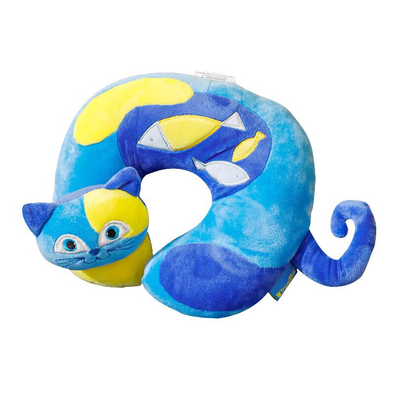 Blue Travel Hello Kitty U-Shaped Pillow