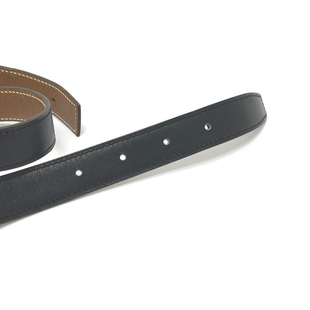 HERMES Belt only Reversible belt for bottoms belt Boxcalf / Epsom Black/Brown