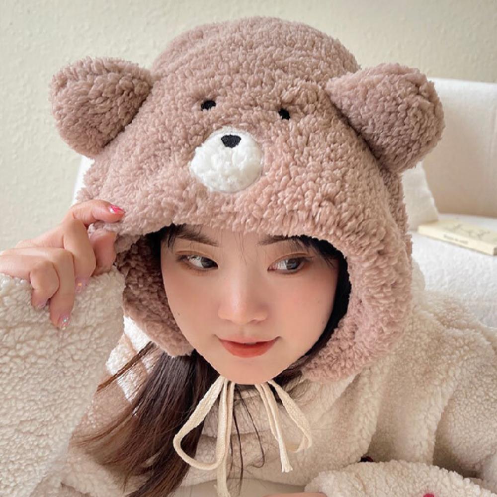 Vintermössa med teddyfleece-snodd för kvinna eller par