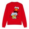 Sesame Street Unisex Adult Elmo & Dorothy Face Sweatshirt