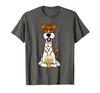 SmileteesPets Funny Wire Fox Terrier Ice Cream T-Shirt