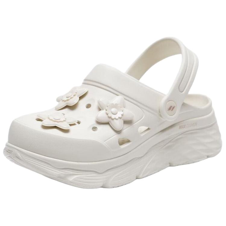 Skechers Max Cushioning Foamies Versatile Comfortable Clogs Women Clogs White 111675-OFWT
