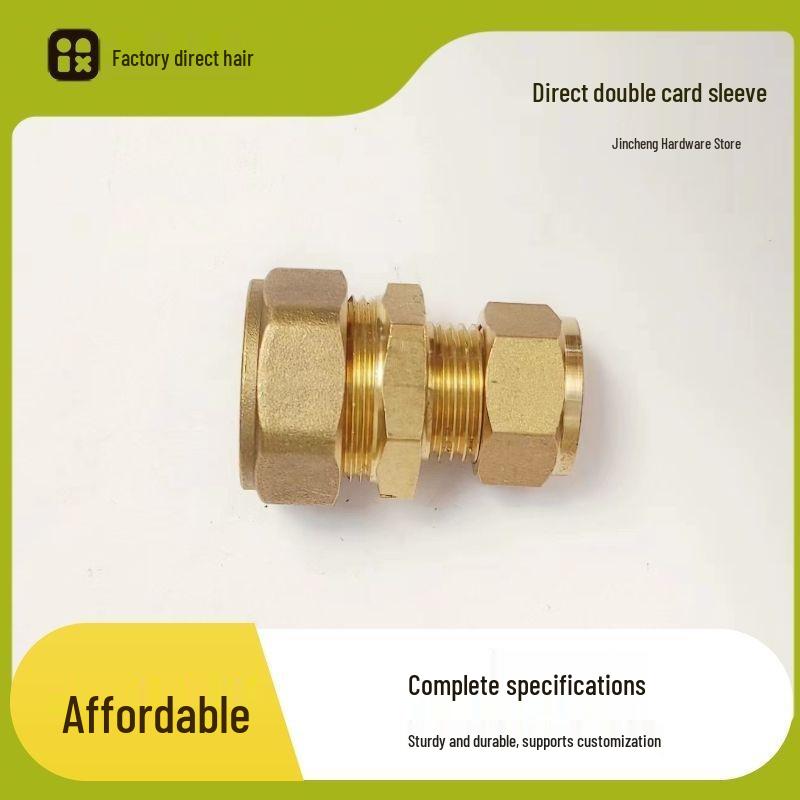 

Double Card Solar Copper Pipe Quick Connector 15 Double Card Direct
