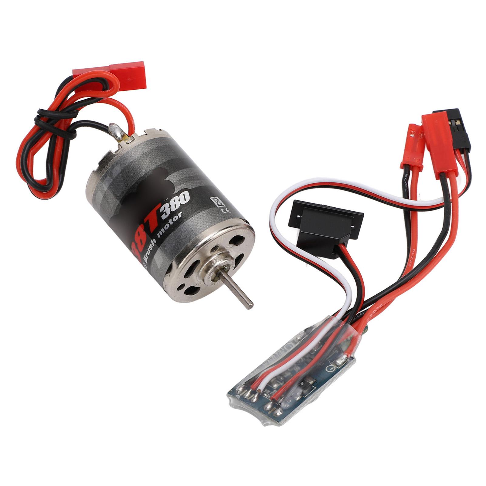 

RC Колекторний двигун ESC Професійний 380 Нержавіюча сталь Великий крутний момент 38T Колекторний двигун з 30A