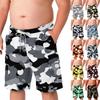 Pantaloncini Cargo Mimetici Taglie Forti da Uomo con Coulisse in Vita Leggeri Vestibilità Rilassata Multitasche Abbigliamento Estivo da Spiaggia