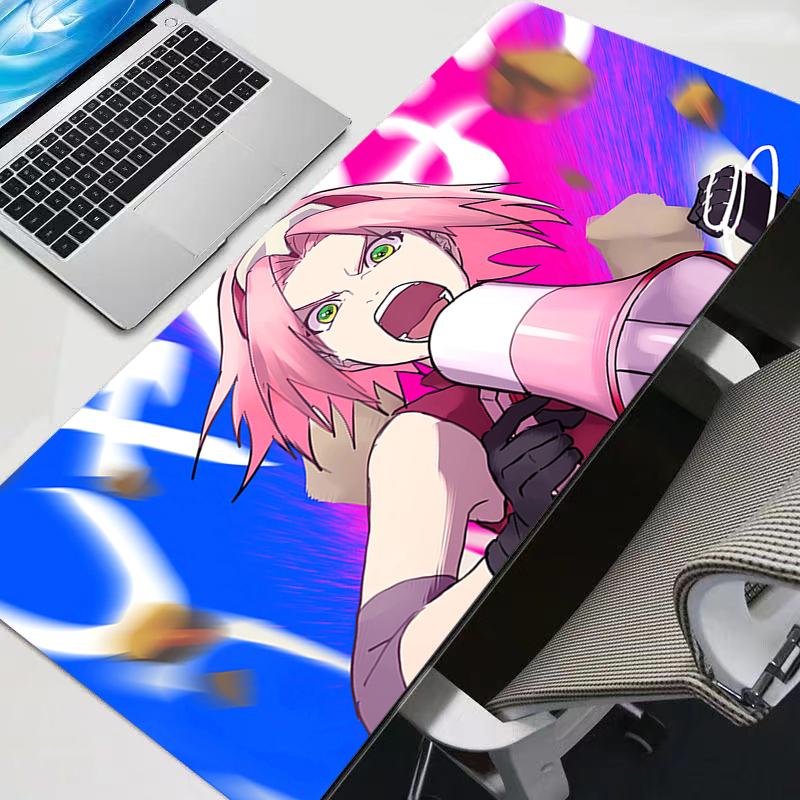 Mouse Pad Naruto Durable Anime Large PC Computer Gamer Kawaii Gaming Accessories Mousepad Keyboard Desk Mat Carpet Table