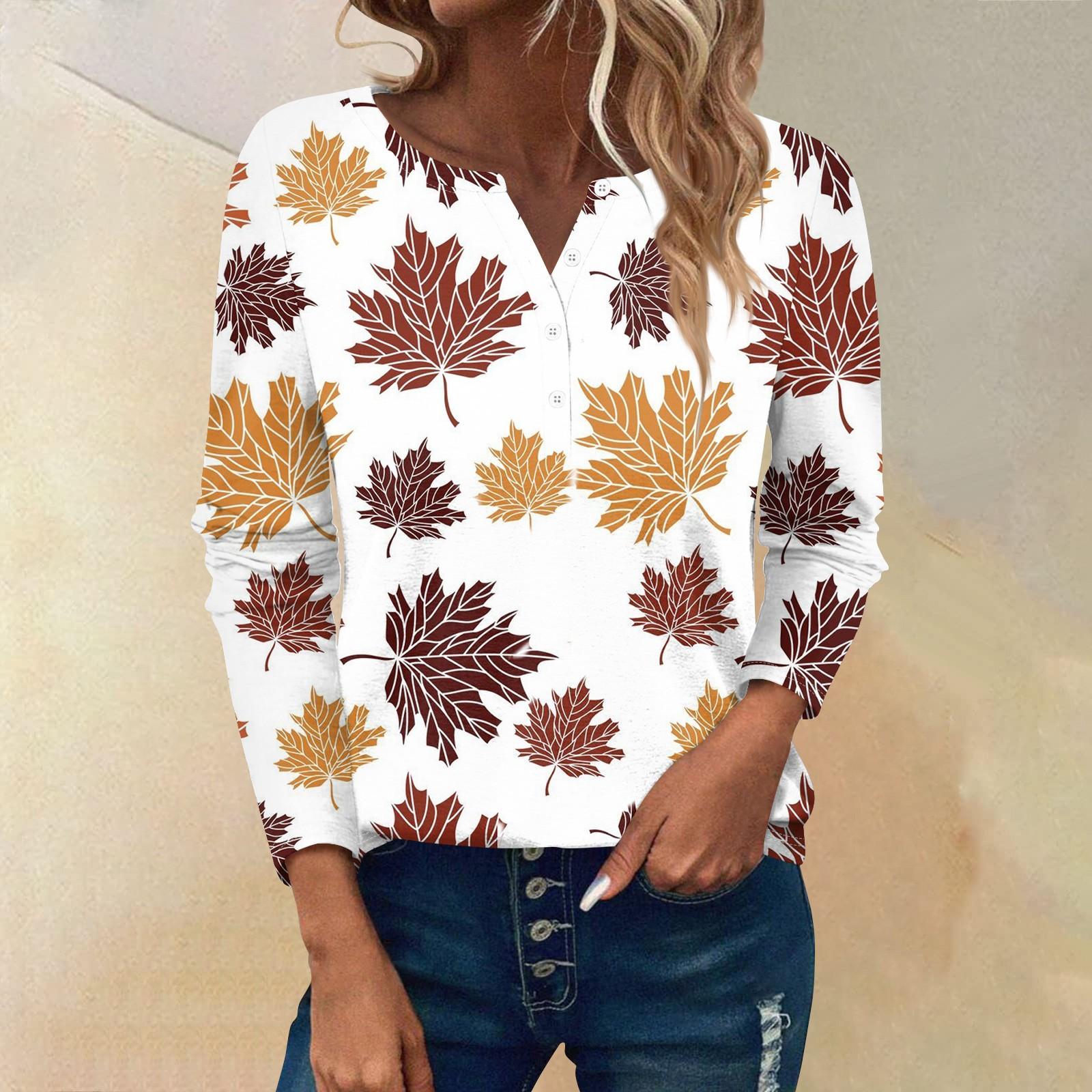 

Женские футболки с длинным рукавом и пуговицами, повседневные туники с V-образным вырезом, женские повседневные топы XL жёлтый