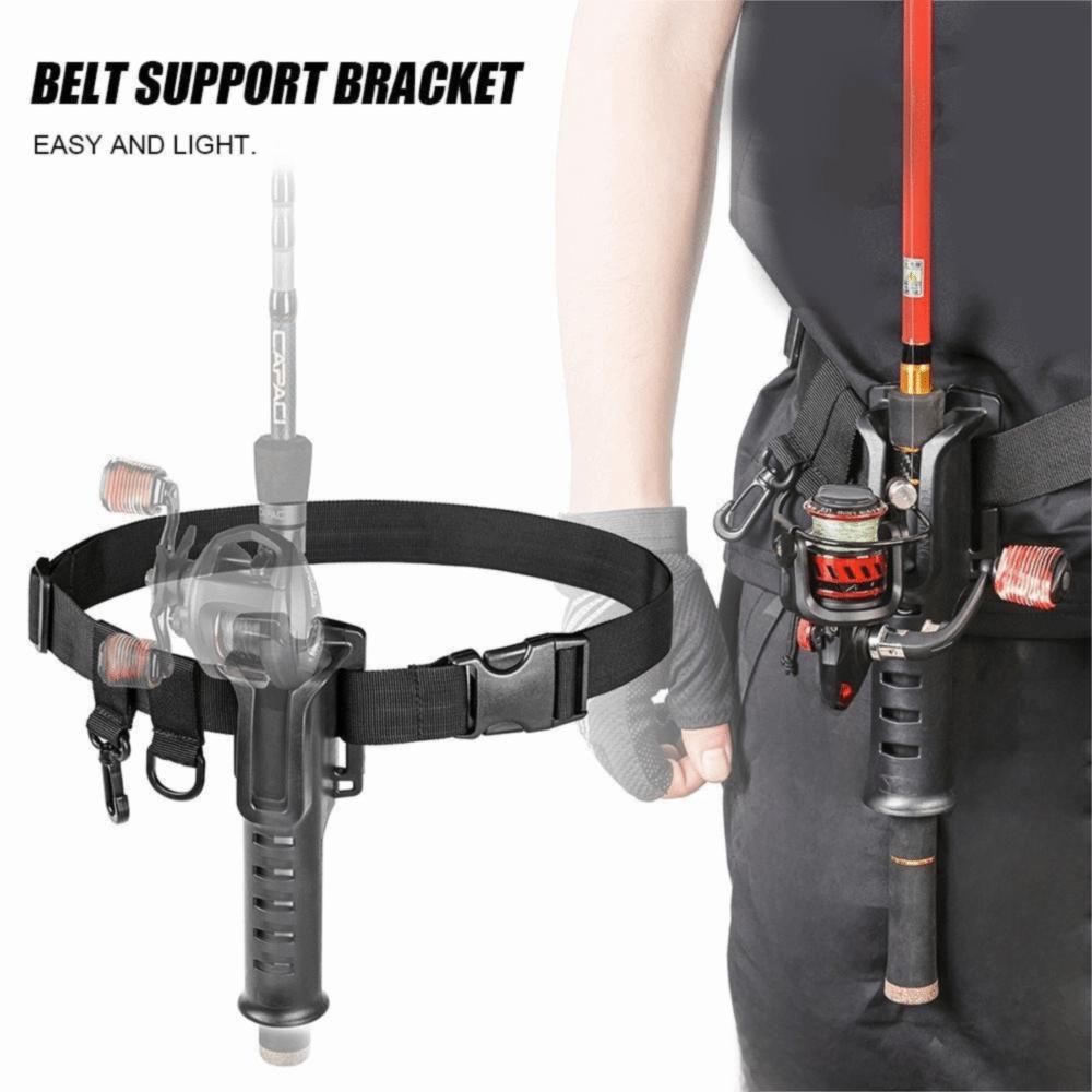 Wader Strap Fishing Rod Belt Holder Adjustable Lure Fishing Rod Insertion  Spinning Fishing