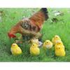 Vivid Artificial Chick Resin Animal Statue Decorative Bird Ornament for Garden Yard Backdrop and Home Decoration