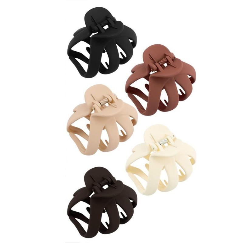 

Practical Resin Matte Claw Hair Clip Headwear For Quick Hairstyles Suitable For Office School And Everyday Use