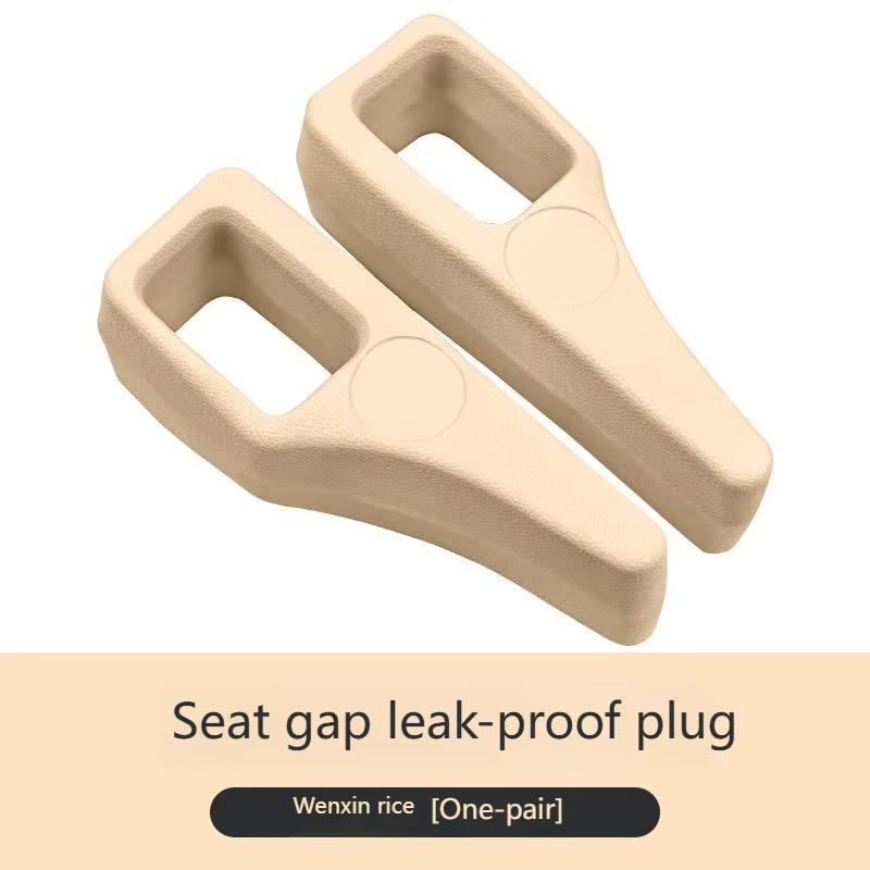 2Pcs Car Seat Gap Filler Odorless Seat Belt Buckle Protector Flexible Seat Side Gap Filling Strip Universal Auto Drop Blocker