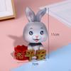 Year Sculpture Decoration Tabletop Teahouse Treasure Bag Resin Statue Figurine for Miniature