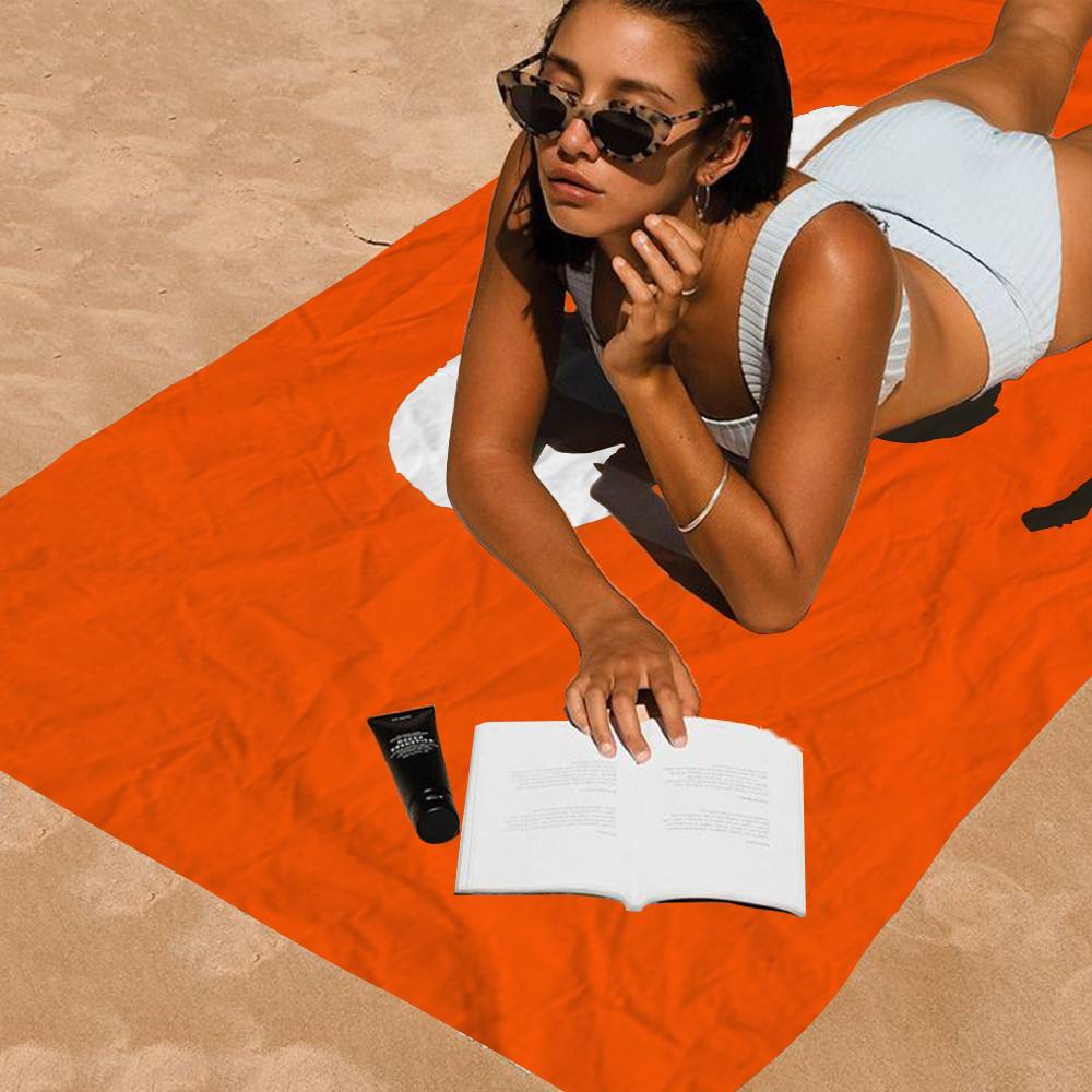 J-Jean Art Jullien Mikrofaser Bedrucktes Strandtuch Bergsteigen Yoga Strand Schwimmen Laufen Saugfähiges Weiches Handtuch