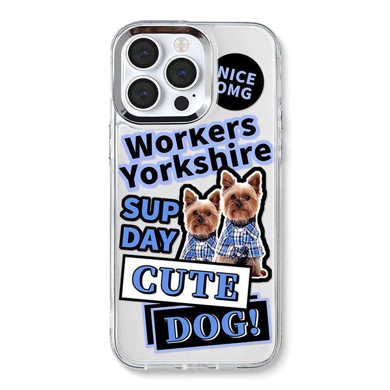 

Чехол Zhitai iPhone 14 «три в одном» с зеркалом и шнурком, включает в себя гальванизированный чехол для наушников AirPods iPhone 12/12 Pro