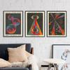 Meditation Kunst Poster Boho Psychedelic Regenbogen Mond Augen Leinwand Malerei Bilder Inspirierende Zitate Drucke Moderne Wohnkultur