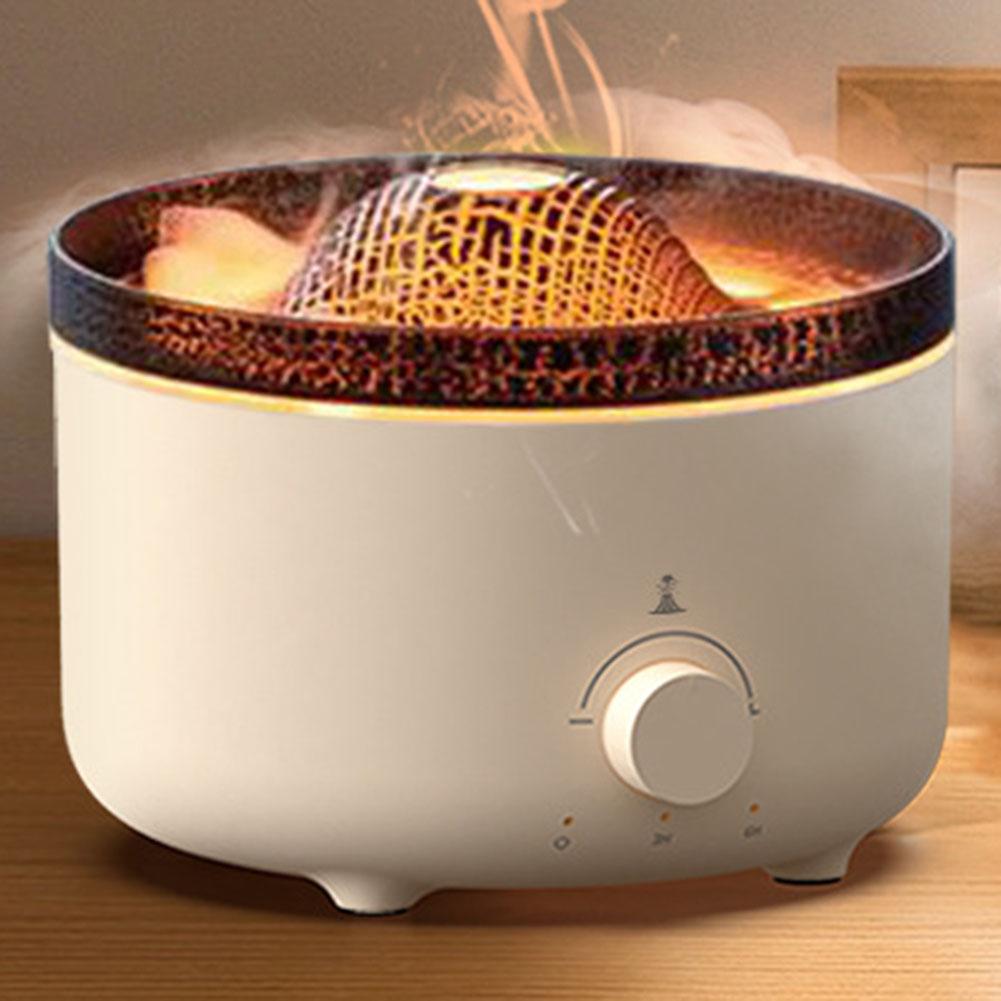 Bicolor Jellyfish Mini Humidifier Flame Mini Aroma Diffuser for Home Office Yoga