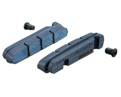 SHIMANO Repair Parts Cartridge Type Brake Shoe Thin Fixing Screws for Carbon Rims Y8PP98060 R55C4-A (1mm Shoe) & (Pair) BR-R7000 BR-R8000 BR-R9100