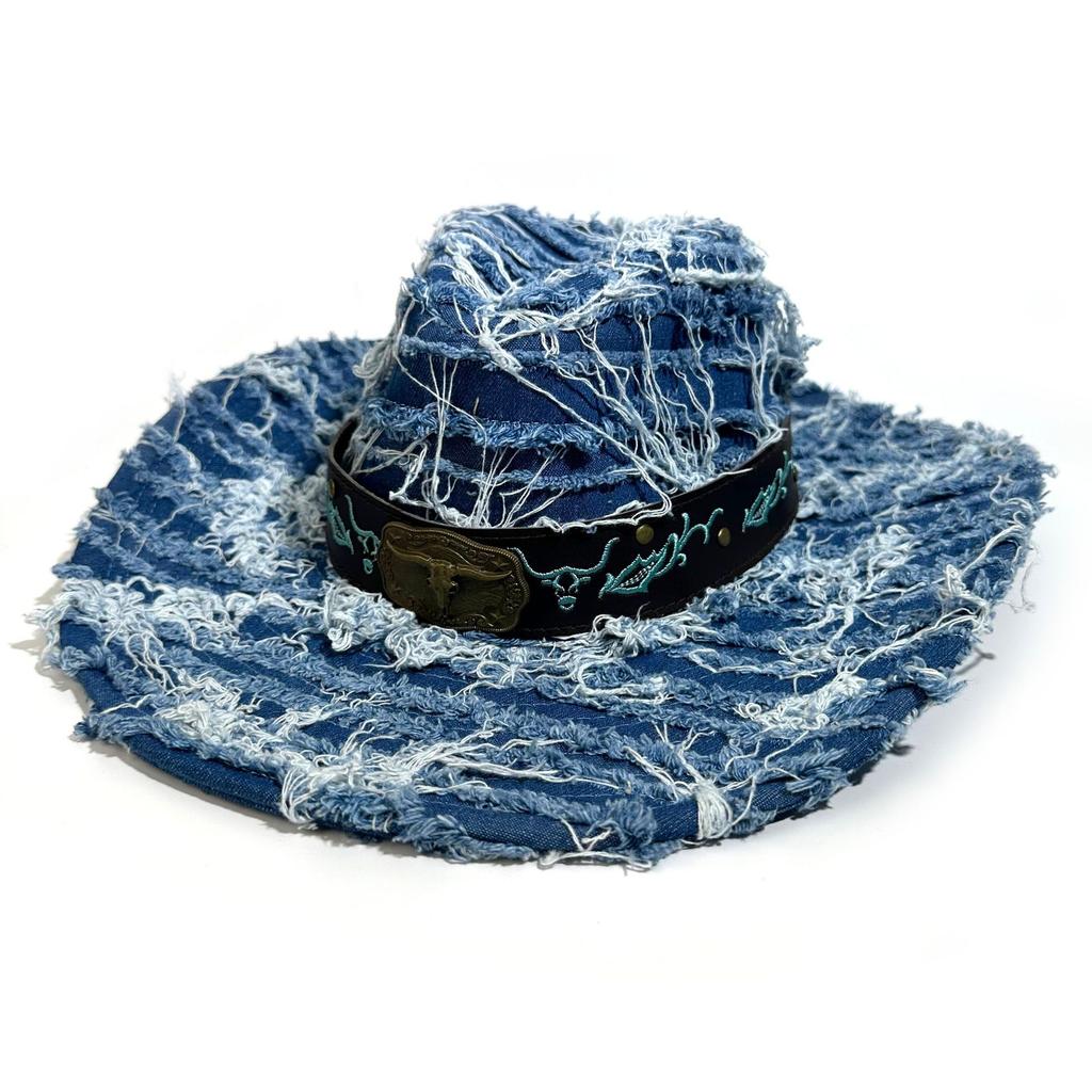 New Fashion Trend Internet Celebrity Niu Xiazai Hat European and American Old Washed Knight Hat Sunshade Top Hat