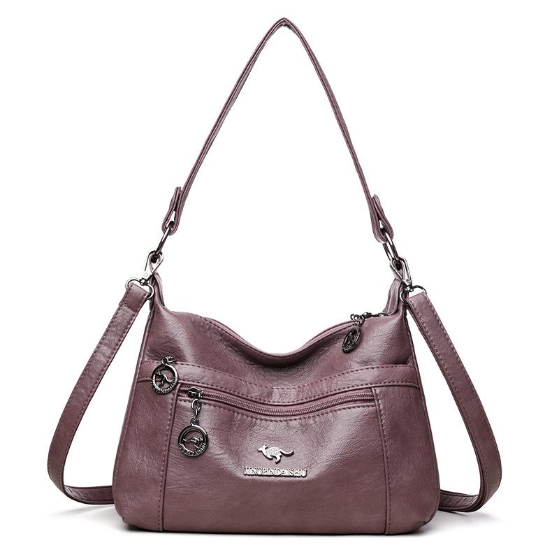 

Маленькая квадратная сумка из мягкой кожи большой вместимости женская на плечо сумка кросс-боди