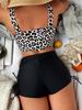Bikini Women Swimsuit 2026 New Leopard Sling Shorts Bikinis Set Sexy Swimwear Summer Two Piece Set Beachwear Bathing Suit Female
