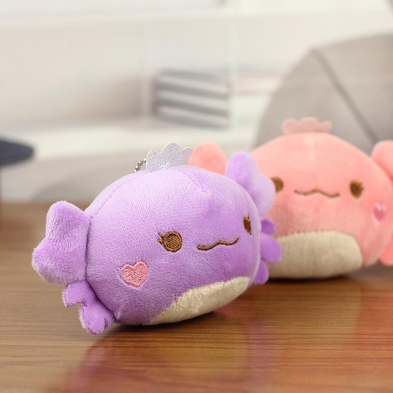 Adorable Cross-border Cartoon Crab Plush Keychain And Bag Charm For Kids 13cm