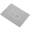 BGA Reballing Stencil Template Stainless Steel Portable High Temperature Resistant Reballing Rework