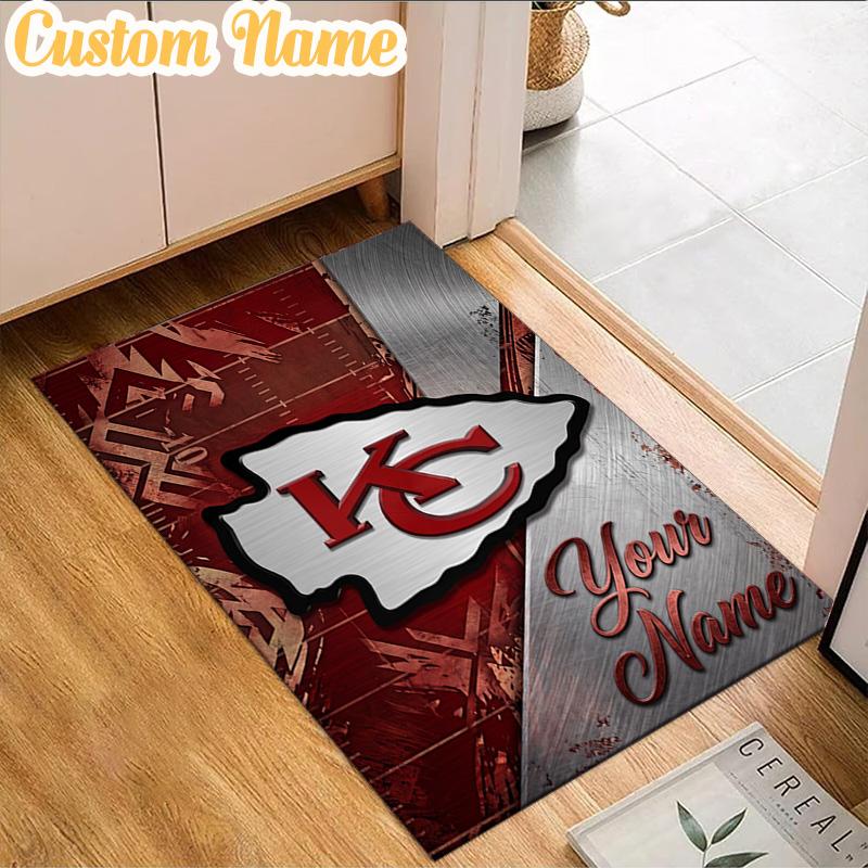 Custom Name Chiefs Helmet  Rug, Office Rug, Chair Rug, Carpet for Living Rooms, Doormat Game Rug Home Decor Christmas Gifts