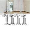 Premium Stainless Steel Adjustable Door Stopper Invisible Wall Mounted For Bathroom Bedroom