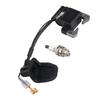 Performance Red IGNITION COIL for 43cc 47cc 49cc Mini Quad Pocket Dirt Bike ATV 2-Stroke Engine part with spark plug