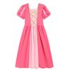 European and American Princess Style Knitted Belle & Cinderella Dress for Girls - Snow White Theme