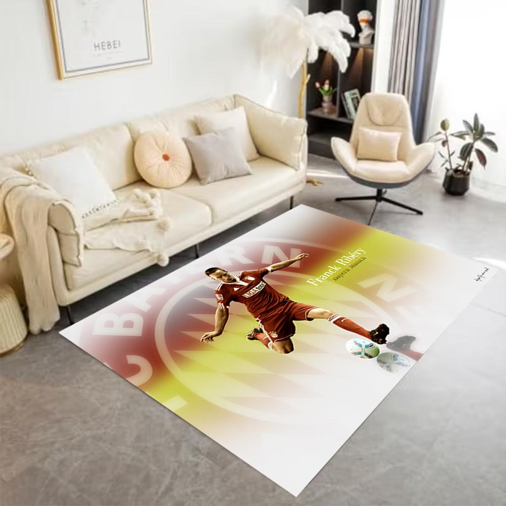 Dynamic Soccer Kick Floor Mat Suitable for Bedrooms Foyer Decorate room Entryway Anti-slip Rug Anime Office Decor Best for Christmas