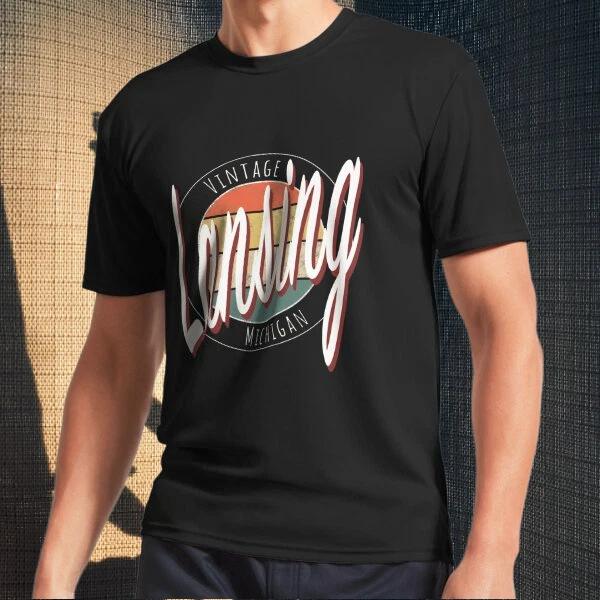 Men s and Women s T-shirts Vintage Lansing, Michigan L
